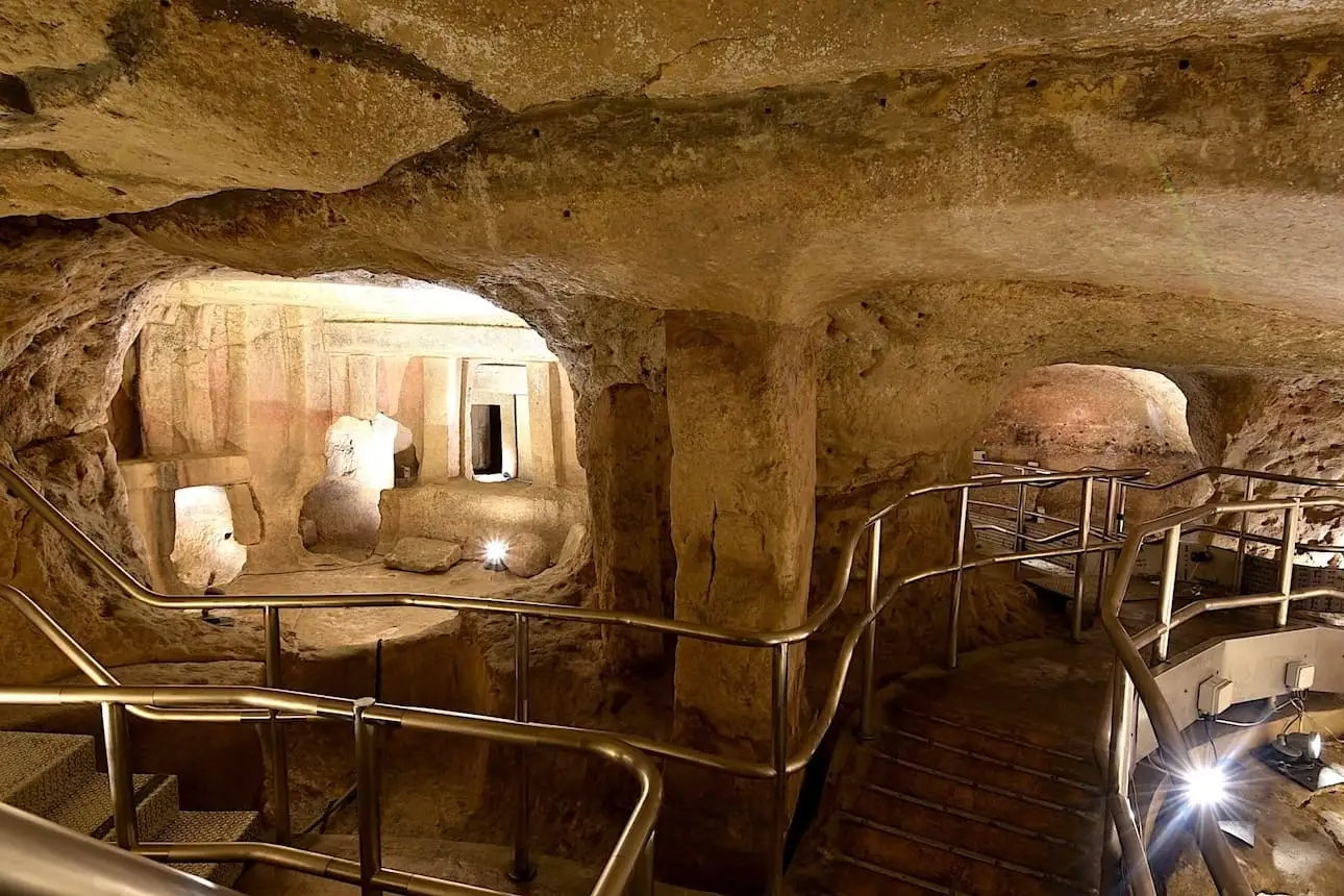 Sala interior del Hipogeo Ħal Saflieni