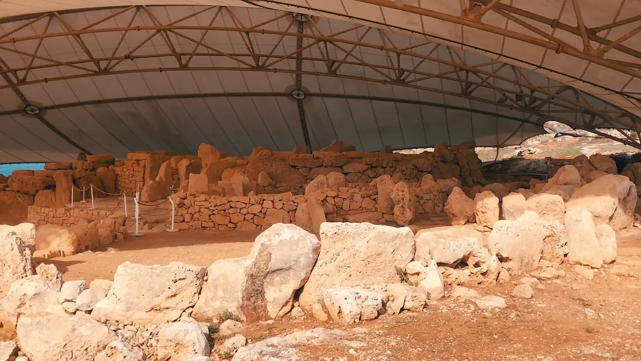 Megalitos del templo de Mnajdra