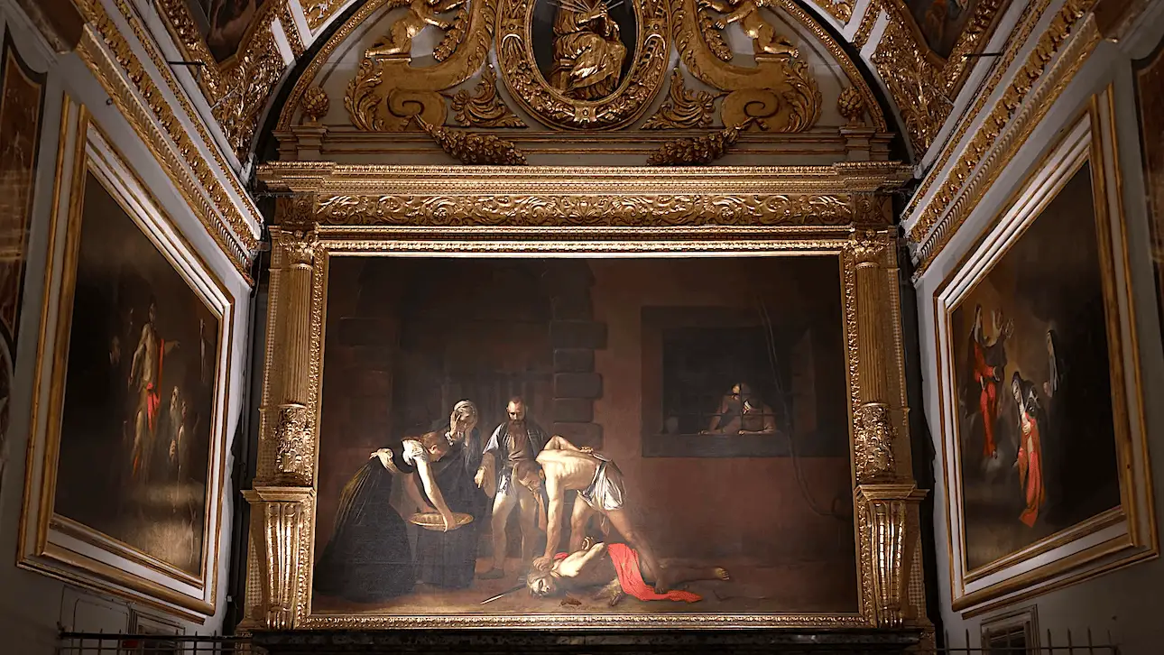 Pintura de La Decapitación de San Juan Bautista