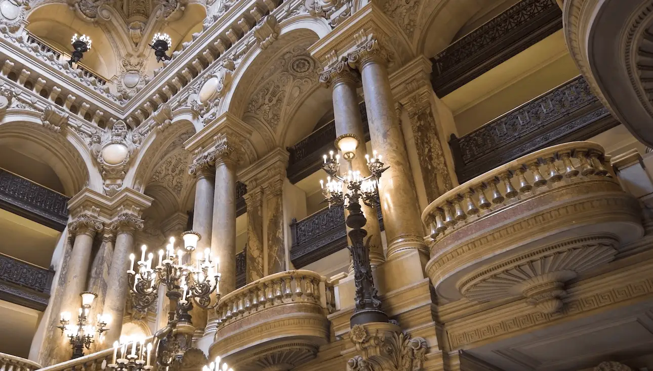 Arquitectura interior del Palacio Garnier