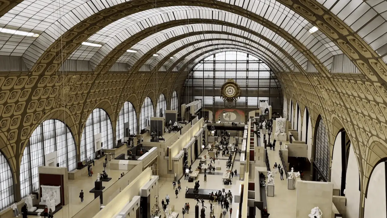 Galería y cúpula del Museo de Orsay de París