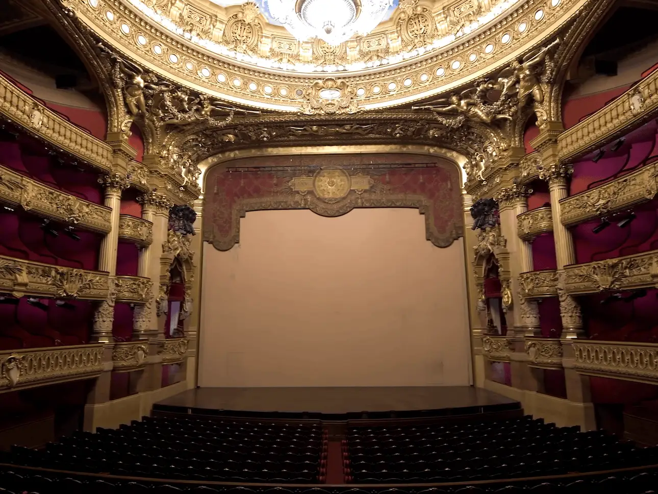 Sala de ópera del Palacio Garnier