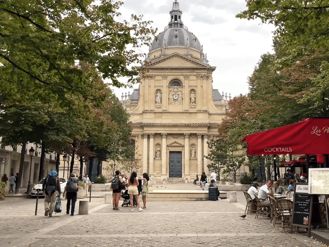 Frontón de La Sorbona de París