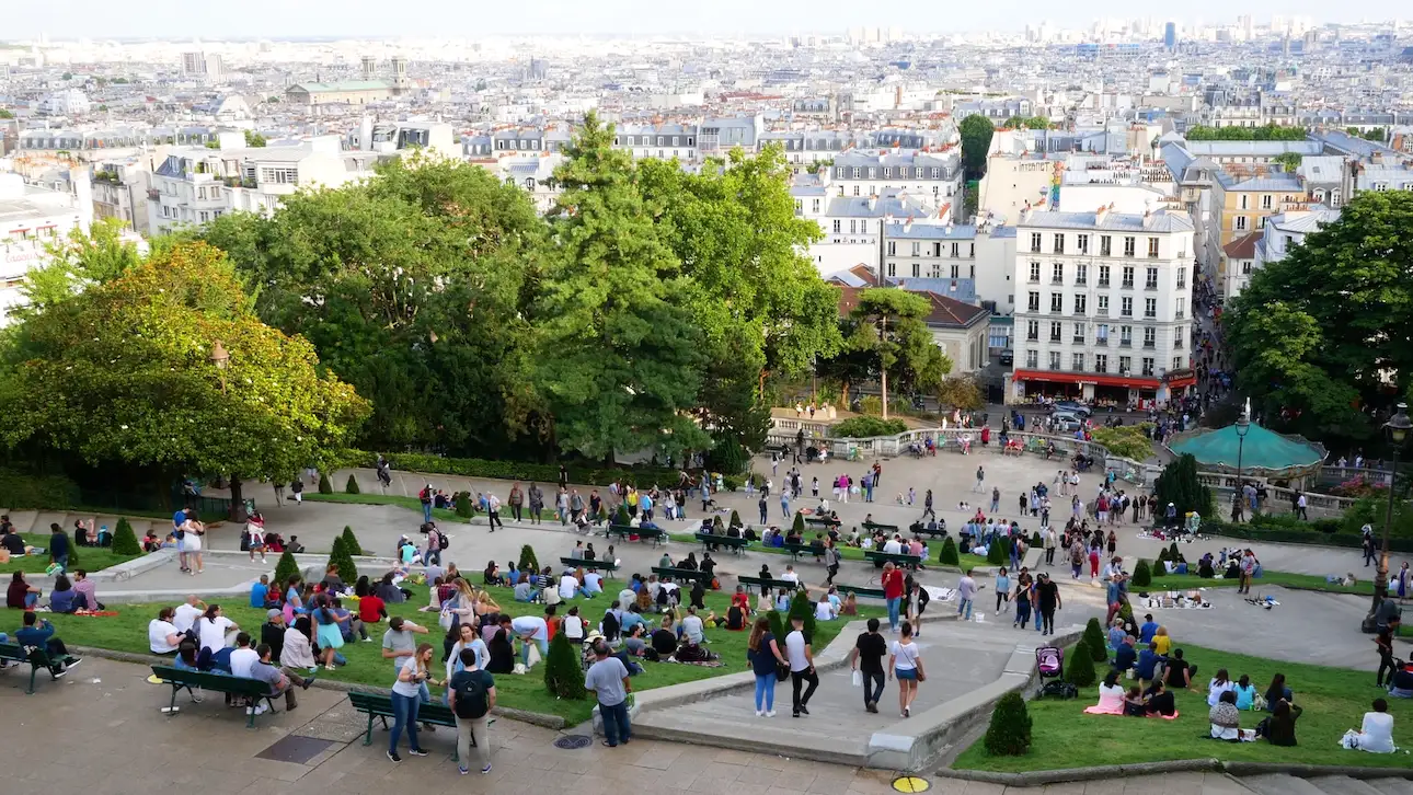 Vista de París desde Montmartre