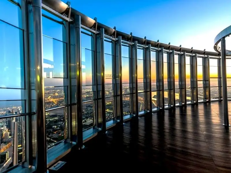 Terraza del piso 125 del Burj Khalifa