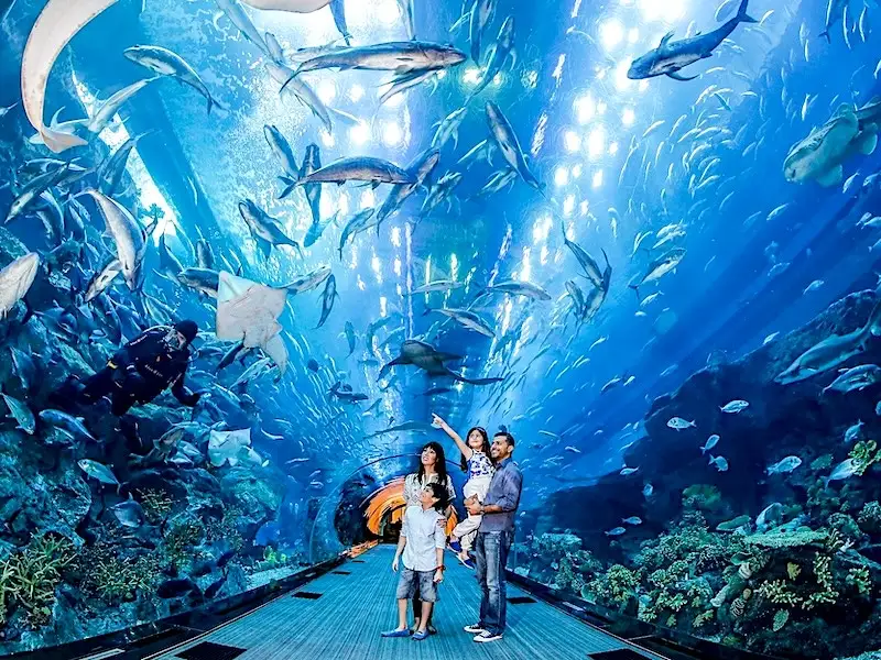 Túnel del Acuario del Dubai Mall