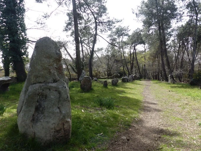 Menhirs of the Alignments of Petit Ménec near Carnac