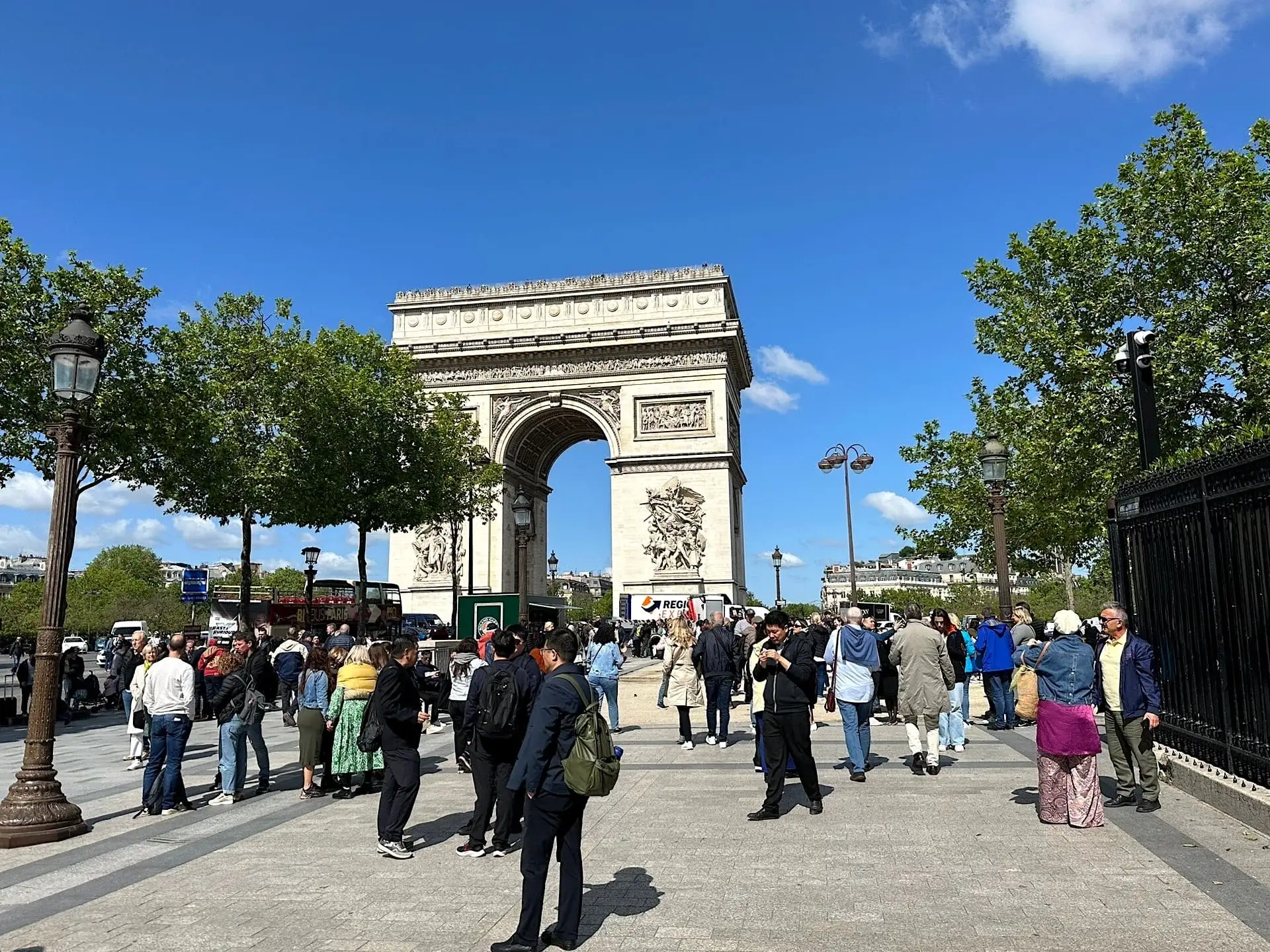 Arc de Triomphe seen from the Champs-Élysées