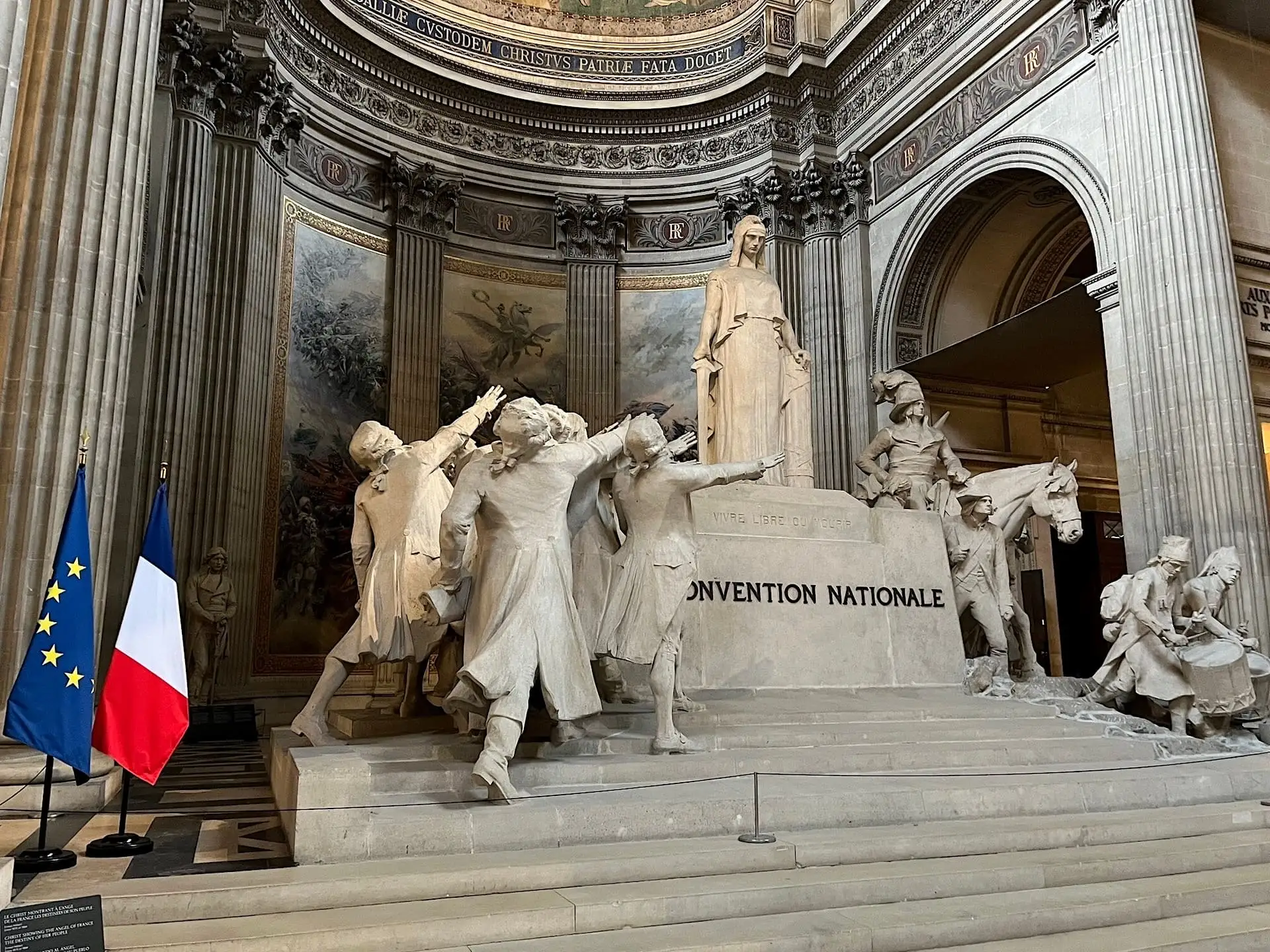 Statue of the National Convention in the Panthéon of Paris