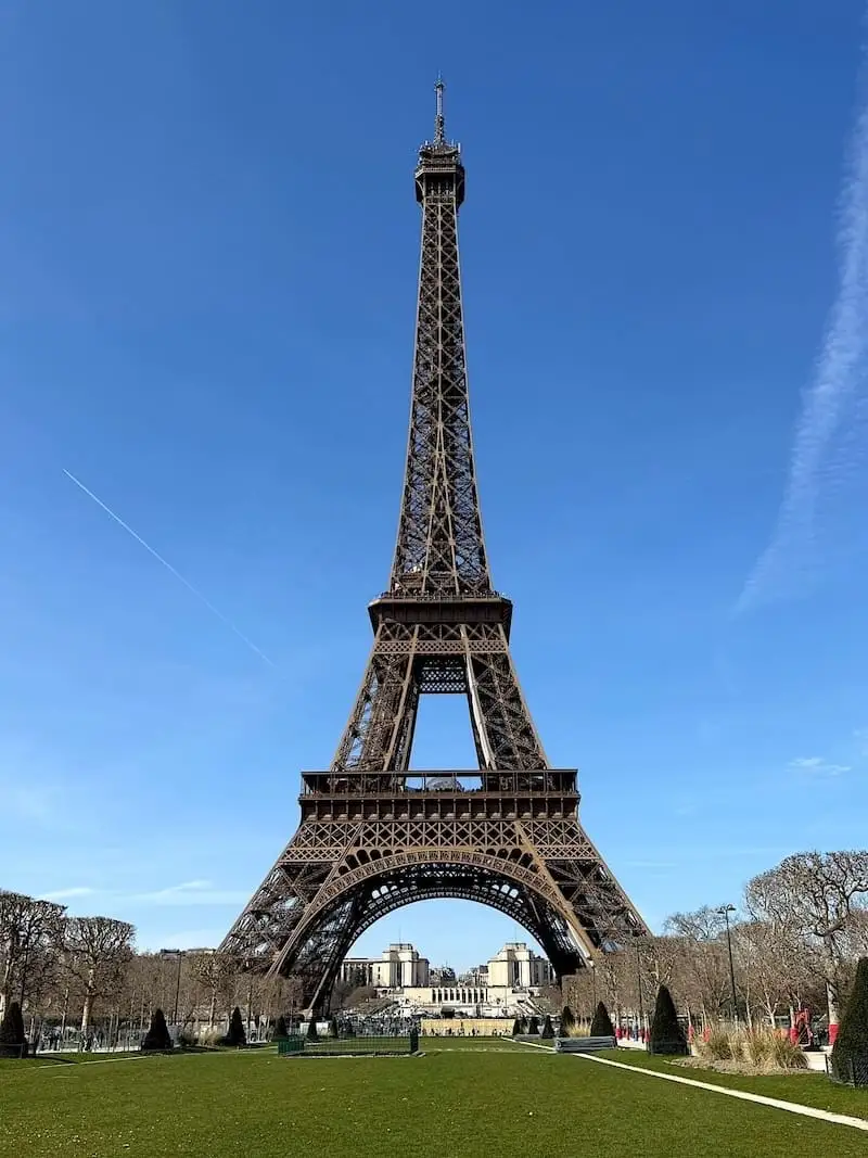 Eiffel Tower Full view of the Eiffel Tower from ground level