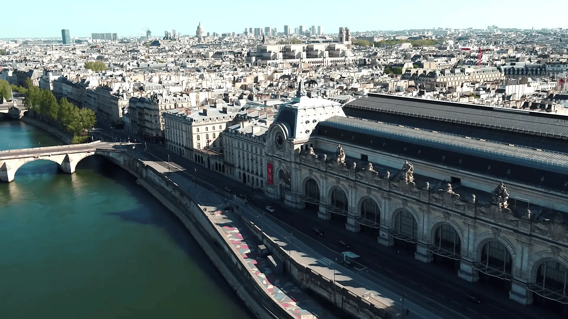 The Seine and the facade of the Musée d’Orsay