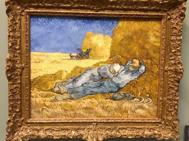 La Sieste de Vincent Van Gogh The Siesta by Vincent Van Gogh