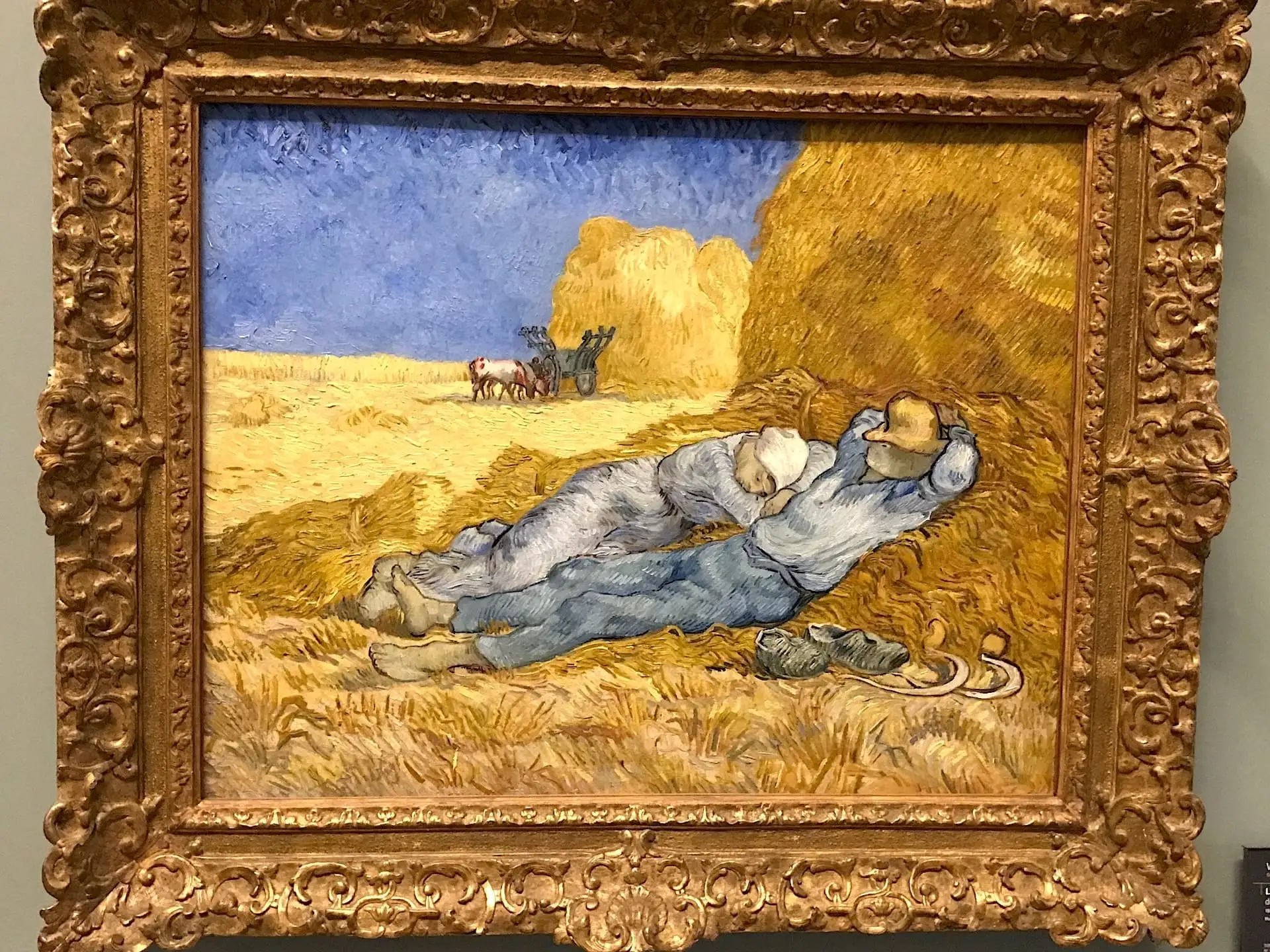 The Siesta by Vincent Van Gogh