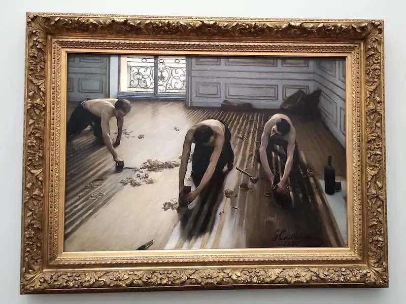 Les raboteurs de parquet de Gustave Caillebotte The Floor Scrapers by Gustave Caillebotte