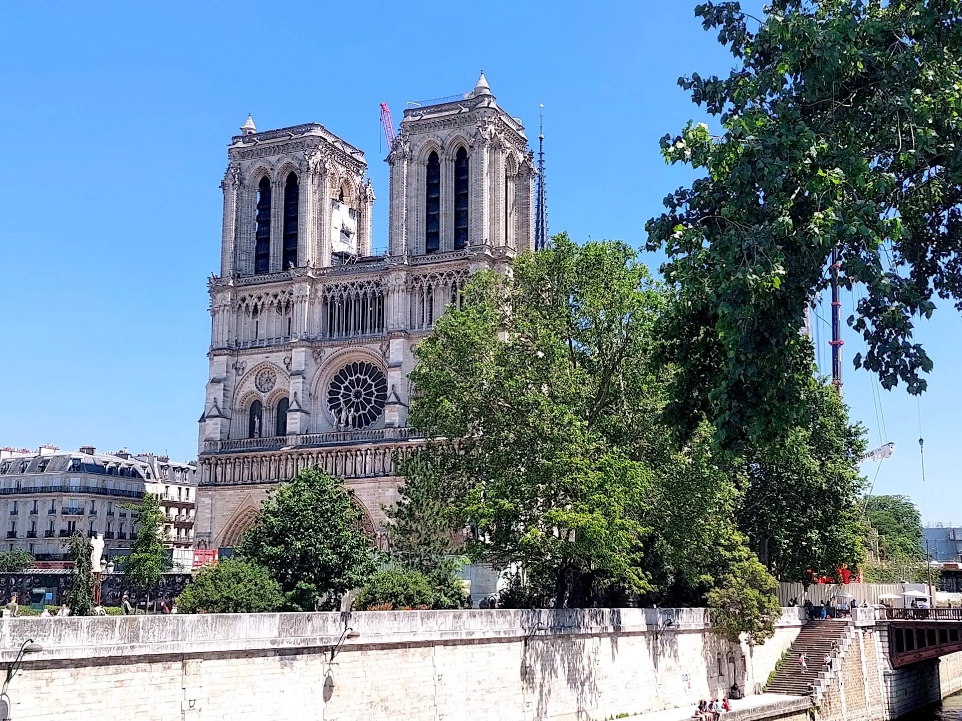 Facade of Notre-Dame de Paris