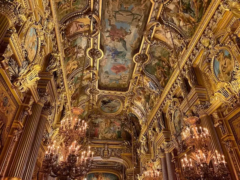 Palais Garnier decoration Ceiling ornament of the Palais Garnier