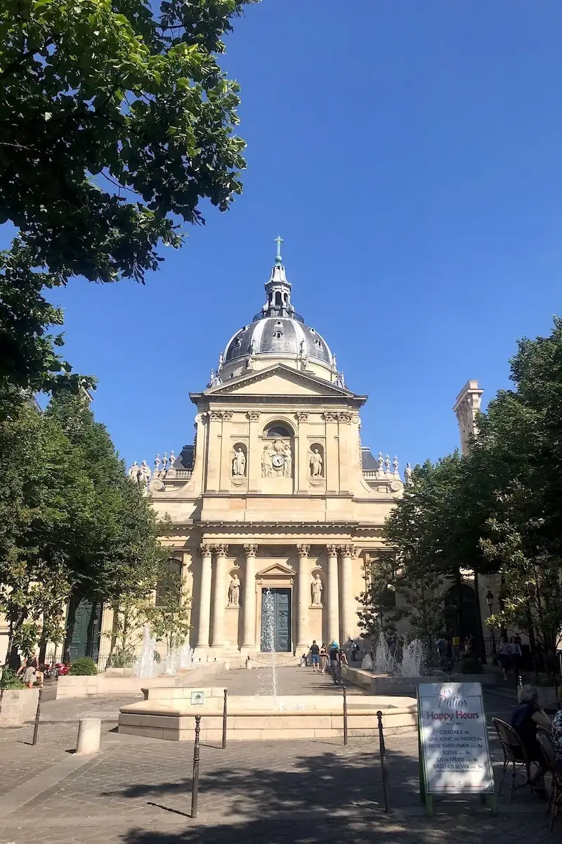 Sorbonne paris Facade of the Sorbonne in Paris