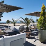 Hotel in Carnac, terrace of the 4-star Le Diana with sea view